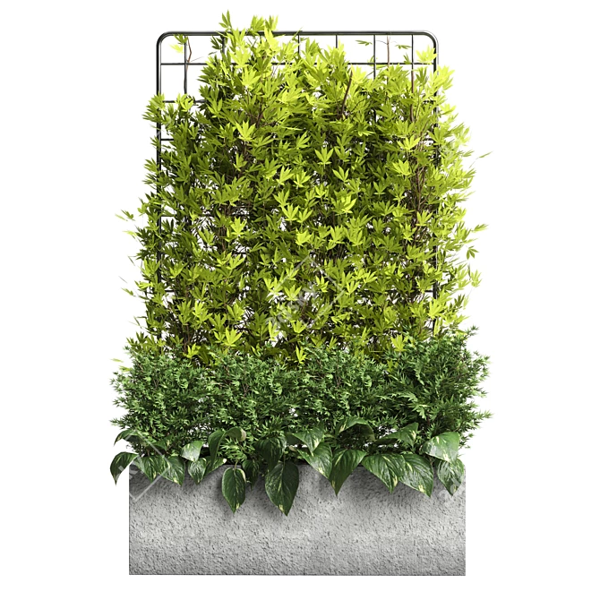 Ivy Partition Wall V-Garden Kit 3D model image 3