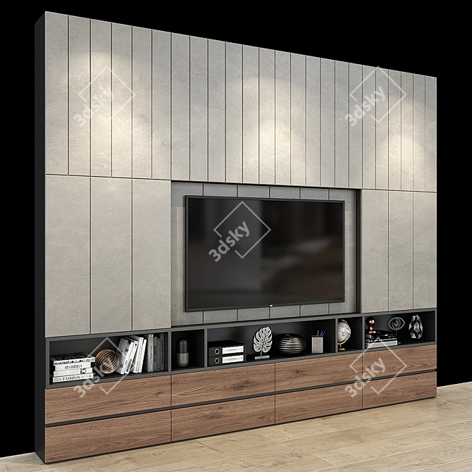 Modern Storage Solution: Cabinet Furniture 0120 3D model image 3