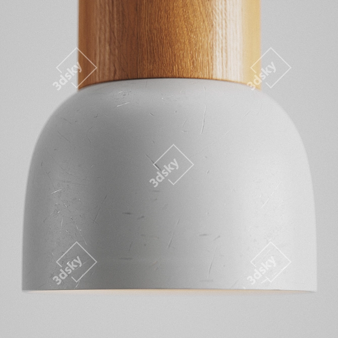 Scandinavian Pendant Lamp: Mavrina by Anzazo 3D model image 5