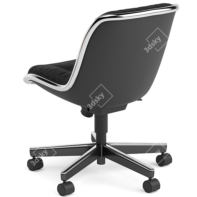 Ergonomic Knoll Pollock Executive Chair 3D model image 2