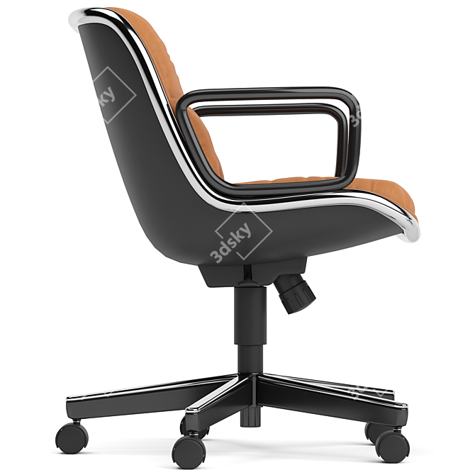 Ergonomic Knoll Pollock Executive Chair 3D model image 3