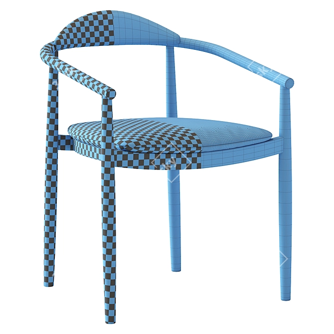 Eucalyptus Rope Dining Chair 3D model image 6