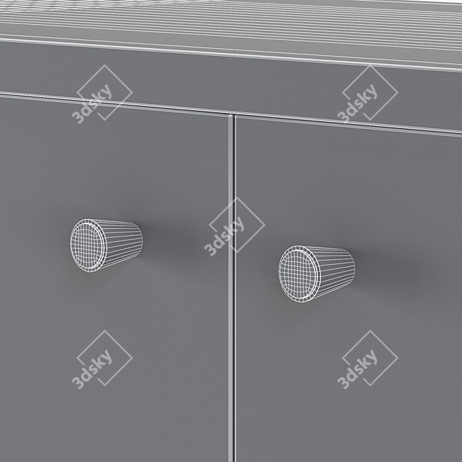 Torborg Loft-Concept Chest: Sleek and Spacious 3D model image 14