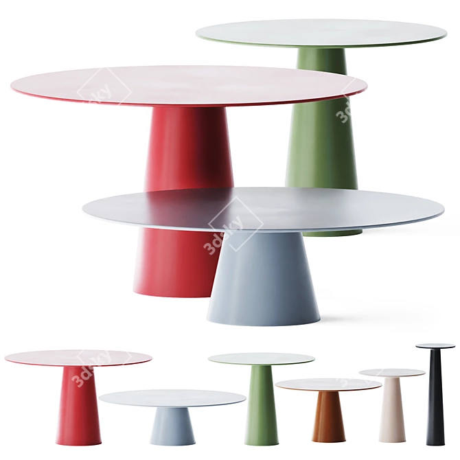 Jove Collection: Sleek Coffee Tables 3D model image 3