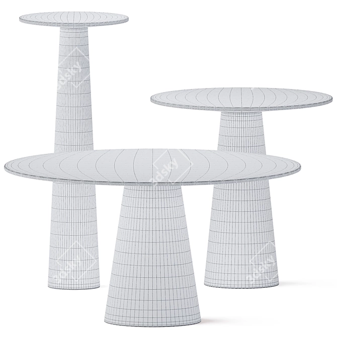 Jove Collection: Sleek Coffee Tables 3D model image 4