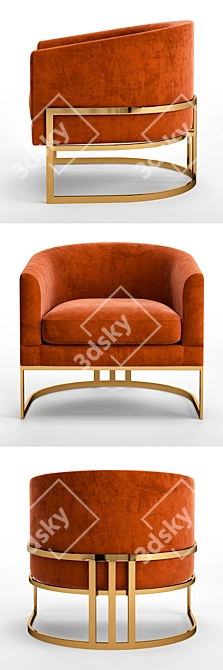 Sleek Corbin Chair: Modern Design 3D model image 3