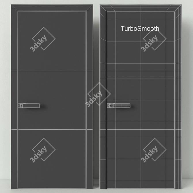 Modern Door Collection: Rimadesio Luxor 3D model image 4