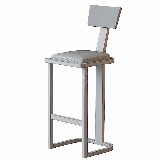 NKT Stool | Vintage-Inspired T Design 3D model image 5