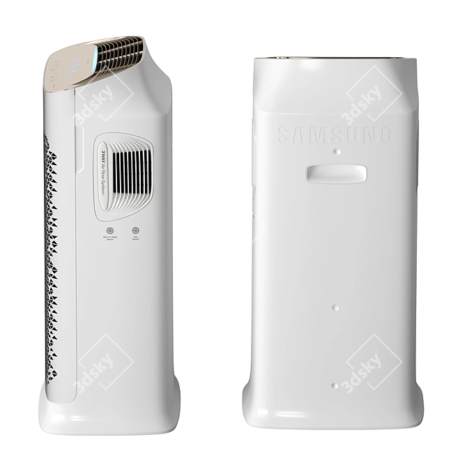 Samsung BlueSky 5000 Air Purifier 3D model image 2