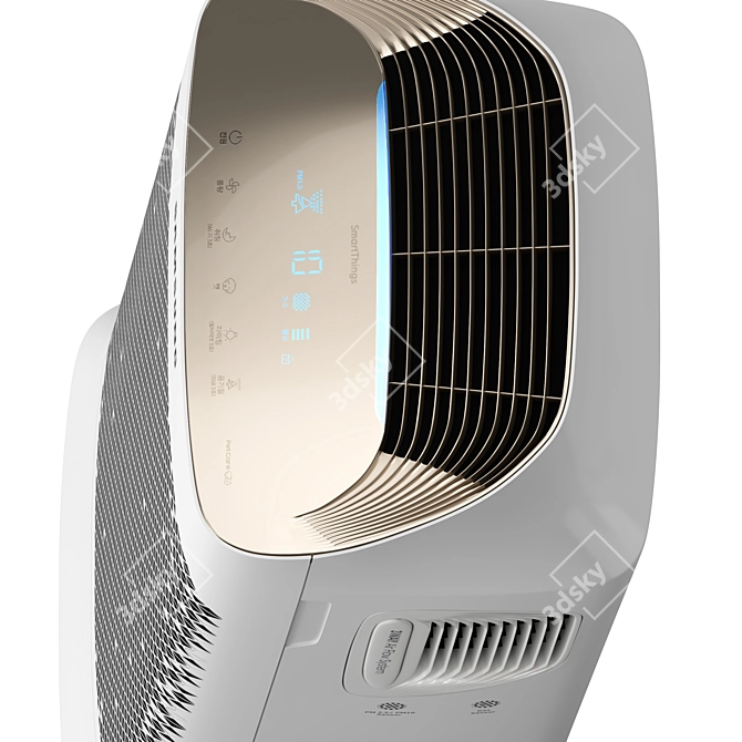 Samsung BlueSky 5000 Air Purifier 3D model image 4