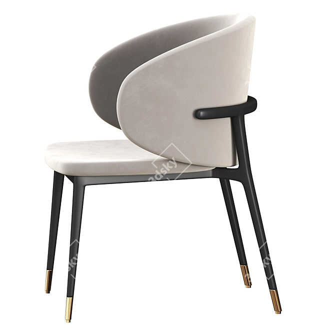 Artisan Mela Chair: Stylish and Versatile Seating 3D model image 3