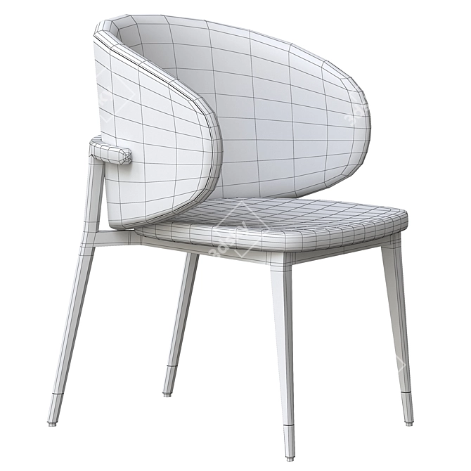 Artisan Mela Chair: Stylish and Versatile Seating 3D model image 5