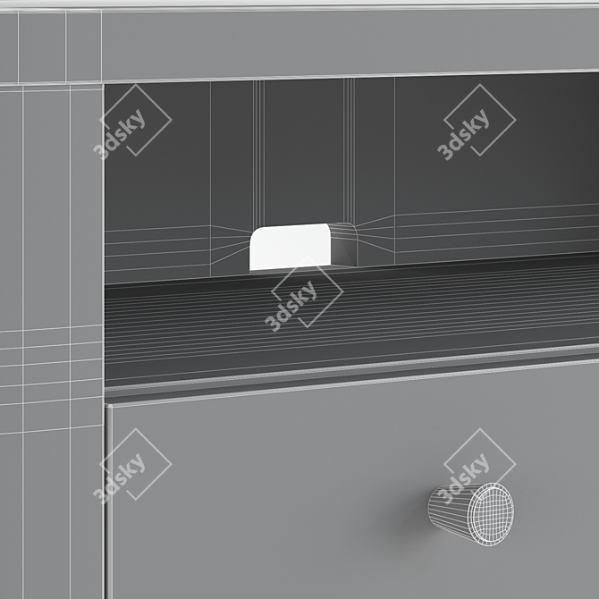 Torborg TV Stand: Perfect Loft-Concept Solution 3D model image 5