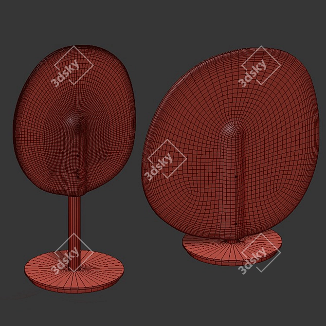 Lollipop Glass Lamp for Modern Spaces 3D model image 3