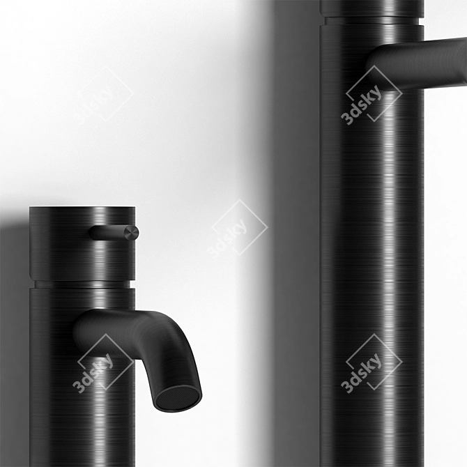 Sleek CEA Faucet Set 3D model image 3