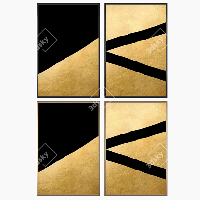 Multiframe Wall Art Set: No. 3317 3D model image 2