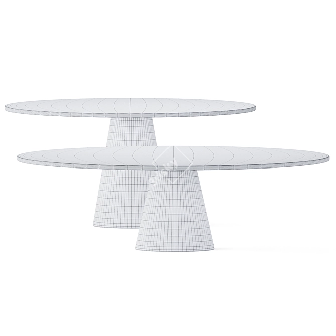 Elegant Enne Coffee Tables 3D model image 2