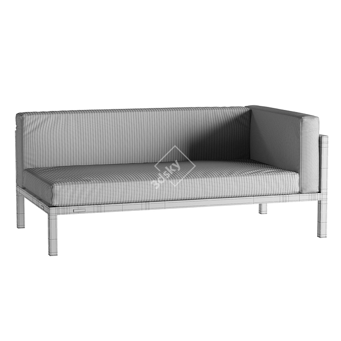 Legardo MEZZO Modular Sofa - Left/Right 3D model image 4