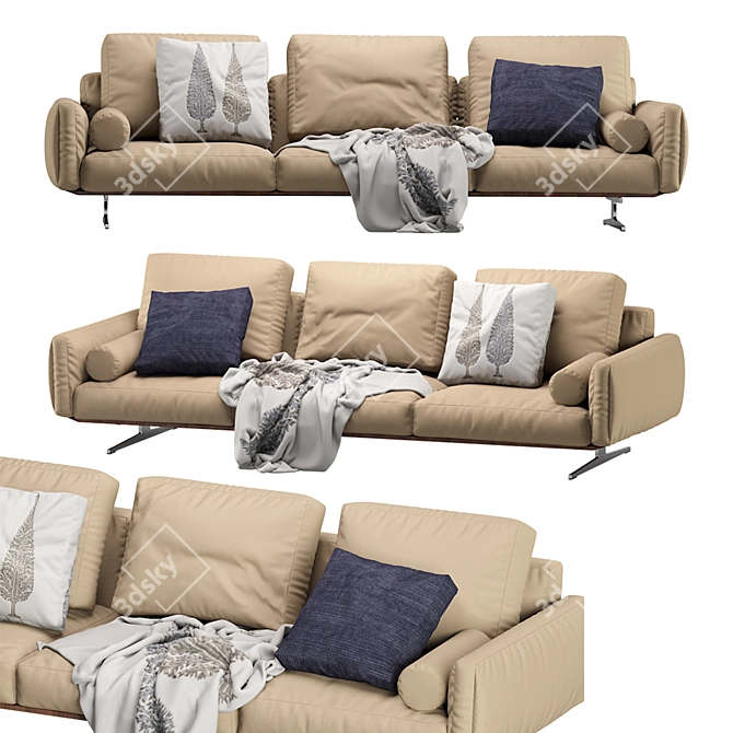 Luxurious Soft Dream Sofa by Flexform 3D model image 18
