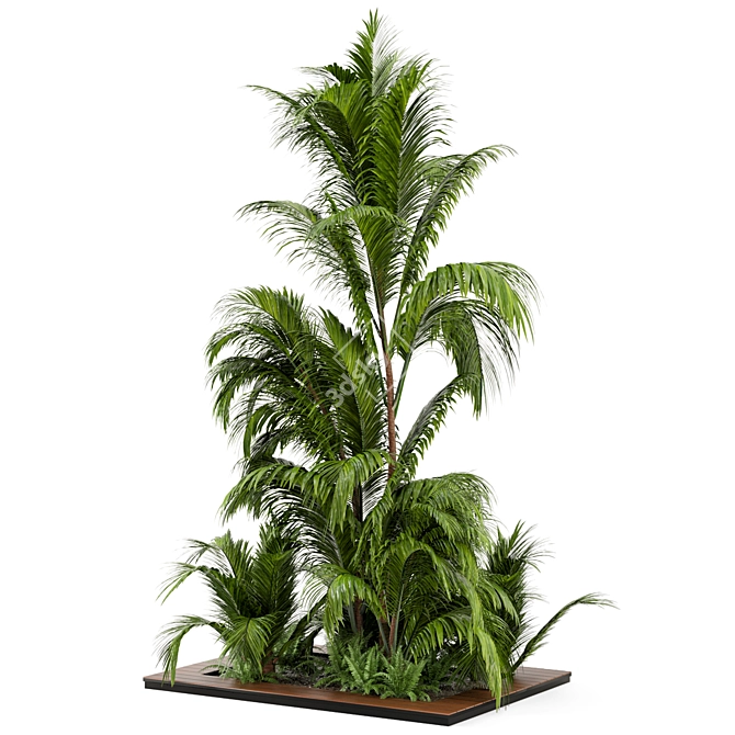 Outdoor Greenery Set - Garden Set 90 3D model image 6