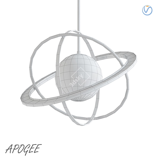 Apogee Retro-Inspired Decor 3D model image 2