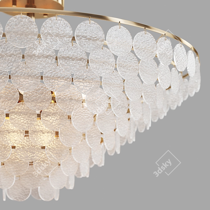 Elegant Mazzo Chandelier Boutique-worthy 3D model image 2