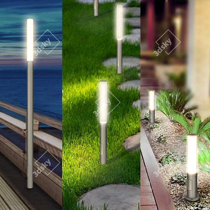 Bruno Street Lamp 3D model image 4