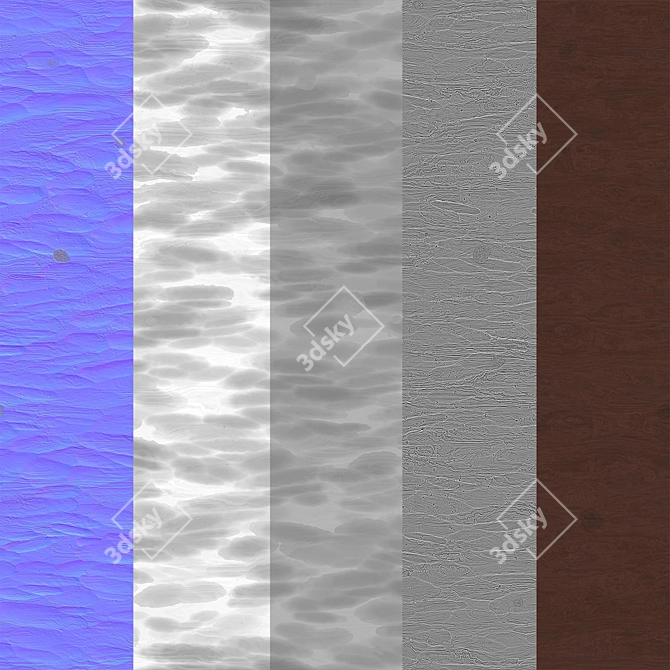 Elegant Wood Panels 3D model image 3