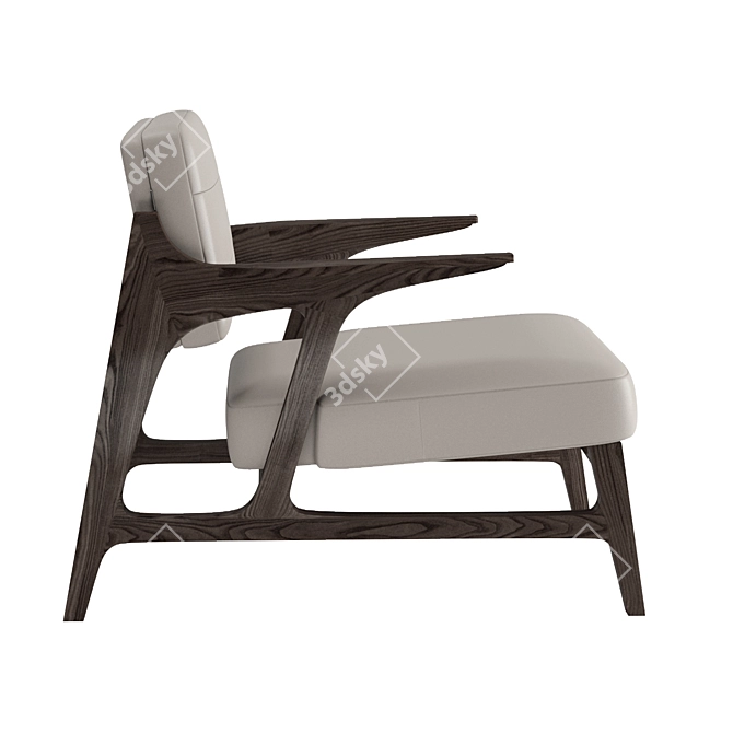 Contemporary OKHA MILES Armchair 3D model image 3