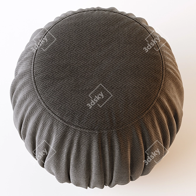 Batista 17.7'' Round Cocktail Ottoman 3D model image 4