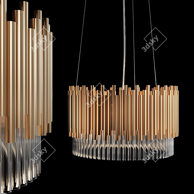 Modern Pendant Lamp Maytoni Coliseo 3D model image 3