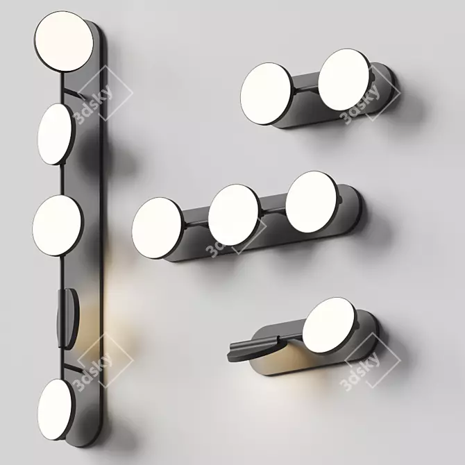 Versatile Geometric Lighting Collection 3D model image 2