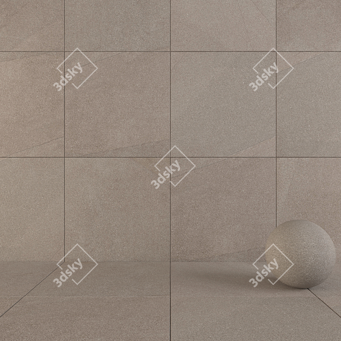 River Earth: Flaviker's Stunning 120x120 Tile 3D model image 1