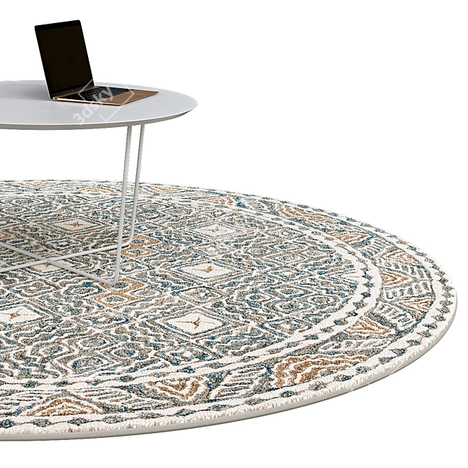 Circular Carpet | Vintage Archive Collection 3D model image 2