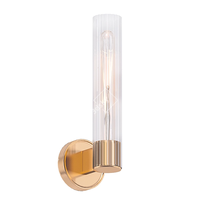 Luminous Elegance: Pastis Single Sconce 3D model image 1