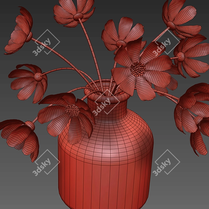 Cosmo Charm Bouquet 3D model image 4