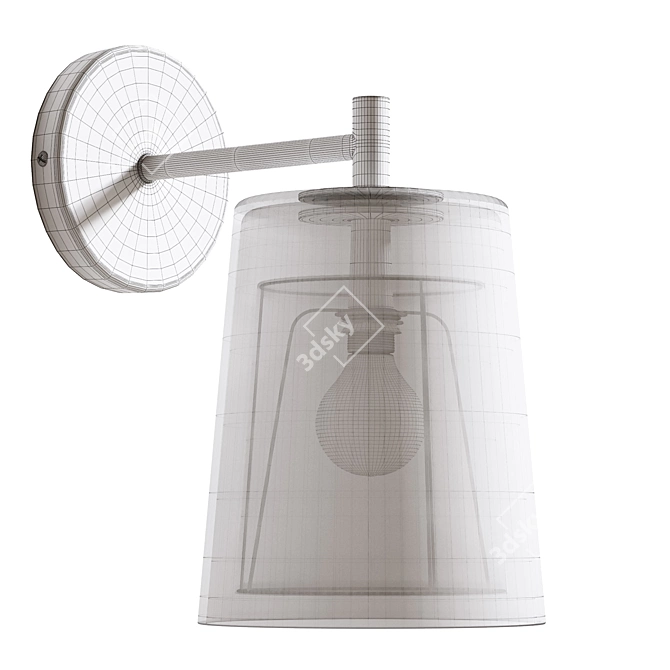 Duo Glass Lamp 3D model image 2