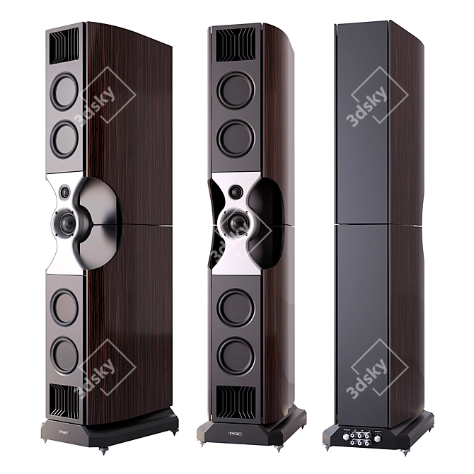 PMC Fact Fenestria Floor Standing Speakers 3D model image 1