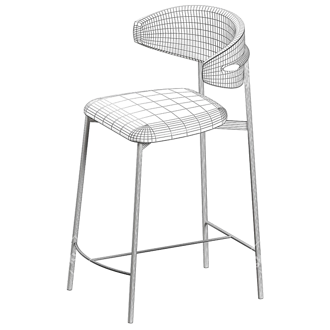 Modern Elegance: Calligaris Oleandro Chair 3D model image 4