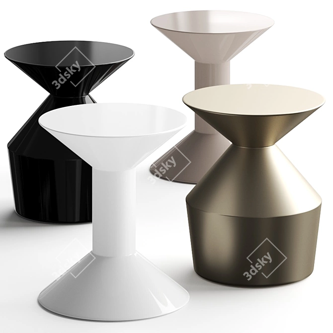 Sleek Shape Coffee Tables 3D model image 1