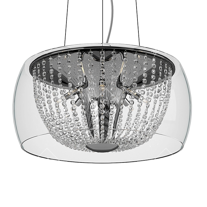 Elegant Audi-61 Pendant Lamp 3D model image 1