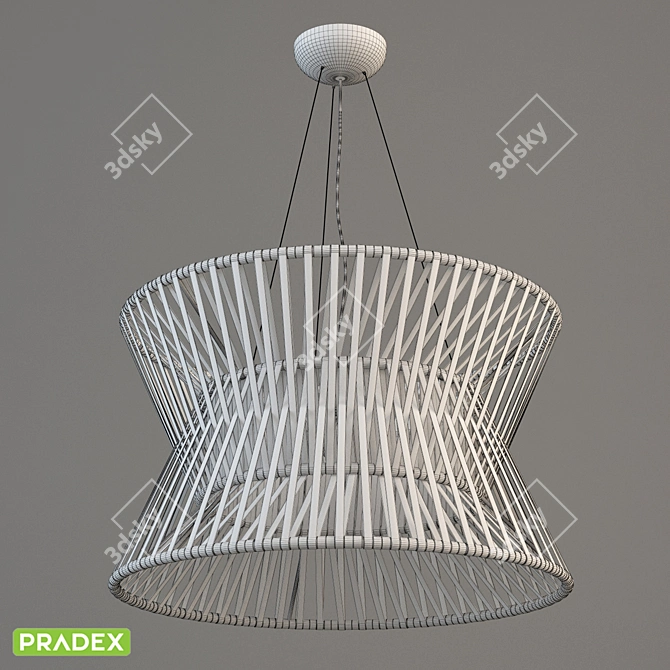 Cooper Pendant: Stylish Lighting Solution by PRADEX 3D model image 2