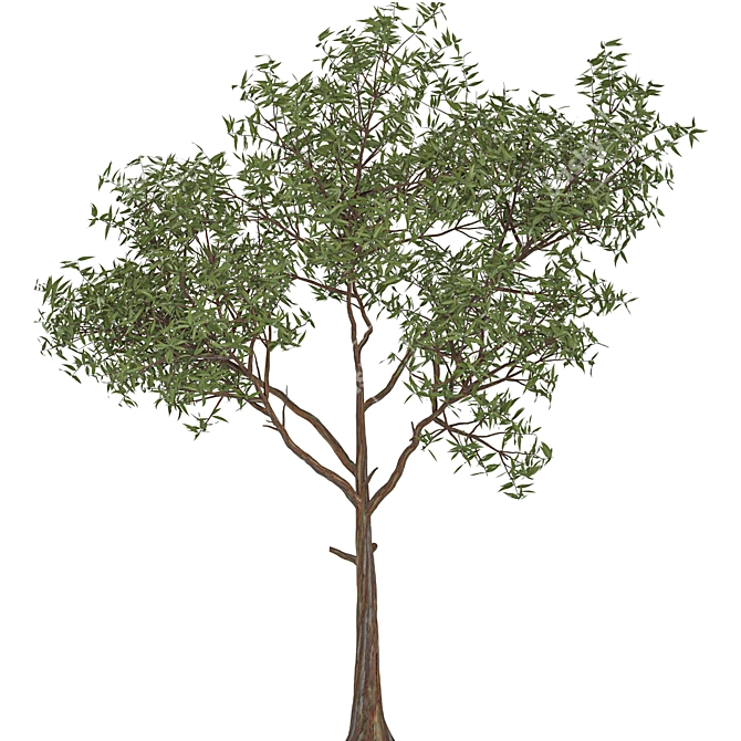 Deluxe Tree Set: 210cm & 270cm 3D model image 2