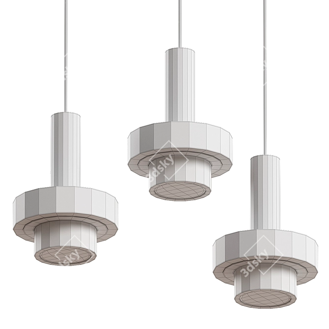 Elegant CADIS Design Lamps 3D model image 3