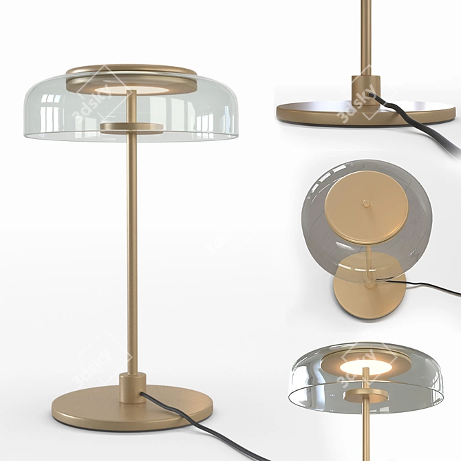 Blossi Table Lamp: Elegant and Minimalist 3D model image 1