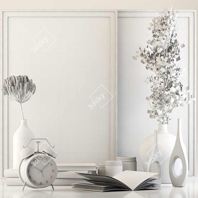 Elegant Decor Set 02: Timeless Charm 3D model image 3