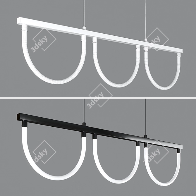 Modern Meego LED Pendant Light 3D model image 4