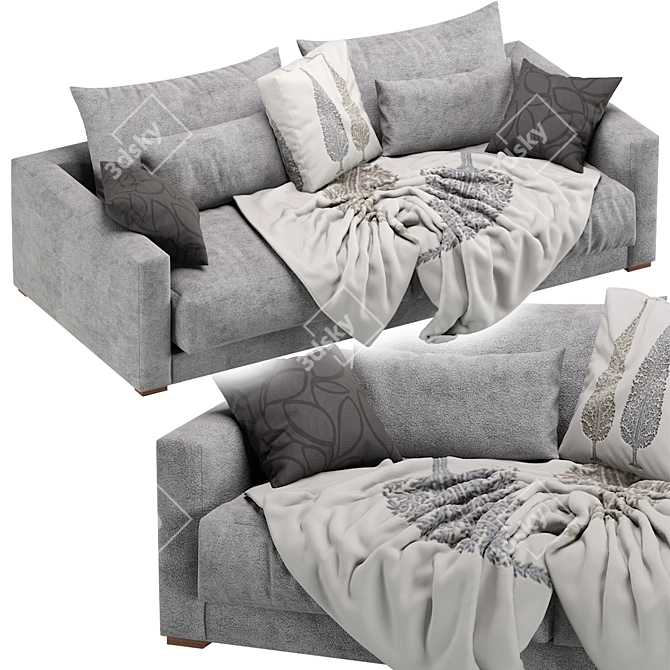 Elegant Linteloo Mauro 2-Seat Sofa 3D model image 5