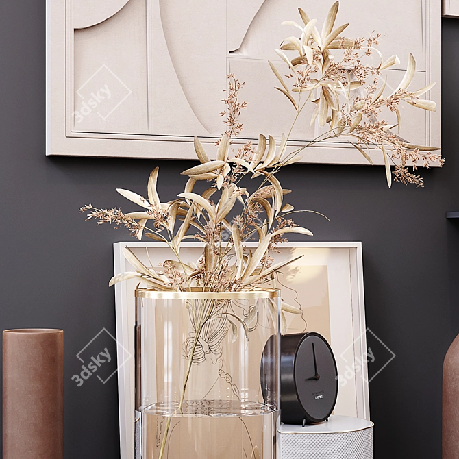 Elegant Decor Set for Stylish Spaces 3D model image 5