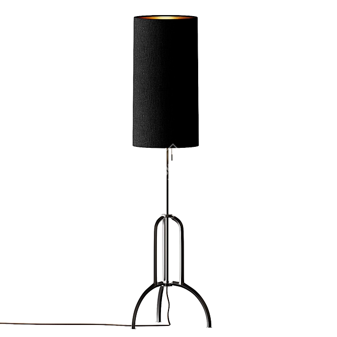 Title: O&G Ames Floor Lamp - Timeless Elegance 3D model image 3